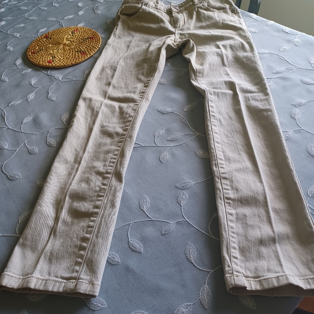 Girls size 12 Tan Jeans/pants
